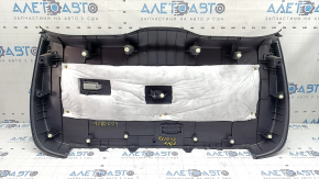 Lower trunk door trim for Infiniti QX50 19-25, black, with lamp, scratches, worn