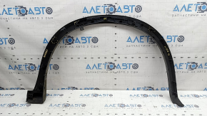 Front left fender arch trim Infiniti QX50 19-25 structure, faded plastic, cracked fasteners, broken fastener