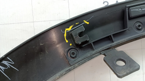 Front left fender arch trim Infiniti QX50 19-25 structure, faded plastic, cracked fasteners, broken fastener