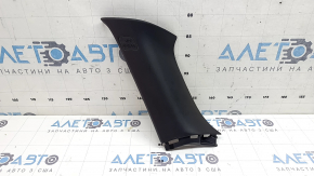 Right rear pillar trim Infiniti QX50 19-25 front, black, with plug, scratches