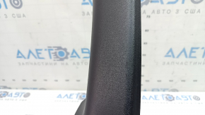Right rear pillar trim Infiniti QX50 19-25 front, black, with plug, scratches
