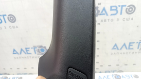 Right rear pillar trim Infiniti QX50 19-25 front, black, with plug, scratches