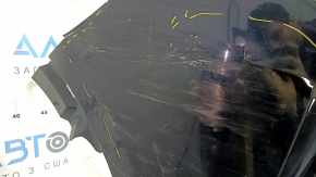 Bare rear bumper Infiniti QX50 19-25 blue, scratches, cracked, missing fragment, broken fasteners