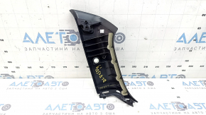 Left rear pillar trim Infiniti QX50 19-25 front, black, with plug, scratches