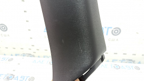 Left rear pillar trim Infiniti QX50 19-25 front, black, with plug, scratches