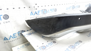 Infiniti QX50 19-25 rear bumper lip for parking sensors, gray texture, worn, cracked, broken