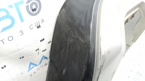 Infiniti QX50 19-25 rear bumper lip for parking sensors, gray texture, worn, cracked, broken