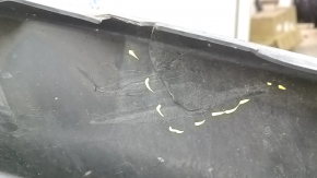 Infiniti QX50 19-25 rear bumper lip for parking sensors, gray texture, worn, cracked, broken