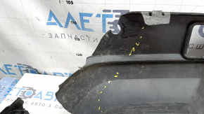 Infiniti QX50 19-25 rear bumper lip for parking sensors, gray texture, worn, cracked, broken