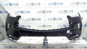 Bare front bumper Infiniti QX50 19-25 for parking sensors, blue, cracked mount, non-factory holes