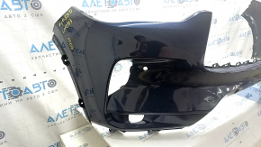 Bare front bumper Infiniti QX50 19-25 for parking sensors, blue, cracked mount, non-factory holes