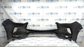 Bare front bumper Infiniti QX50 19-25 for parking sensors, blue, cracked mount, non-factory holes