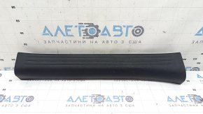 Inner front left door sill plate Infiniti QX50 19-25 black, scratches, broken fasteners