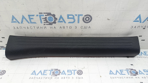 Inner front right door sill plate Infiniti QX50 19-25 black, scratches, broken fastener
