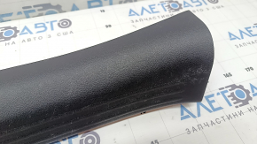 Inner front right door sill plate Infiniti QX50 19-25 black, scratches, broken fastener