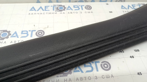 Inner front right door sill plate Infiniti QX50 19-25 black, scratches, broken fastener