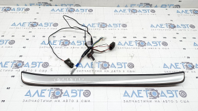 Outer front right door sill plate Infiniti QX50 19-23 chrome with backlight, scratches