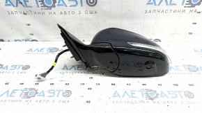 Left side mirror assembly Infiniti QX50 19-22 16 pins, auto-folding, camera, turn signal, blue