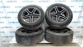 Set of R20 x 8.5J ET35 Mercedes W167 GLE 20-26 wheels with 275/50 winter tires, with caps without emblems