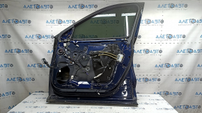 Door assembly front right Infiniti QX50 19-25 keyless, blue BW5, dent