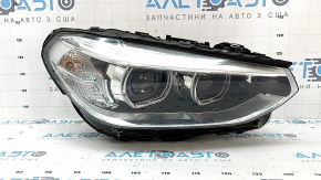 Front right headlight complete BMW X3 G01 18-21 halogen+LED, with seal, scratches