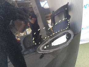 Metal roof of BMW 4 F36 14-20 Gran Coupe under the sunroof, sawed off, dents