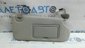 Right visor Infiniti QX50 19-25 gray, without hook, dry cleanable