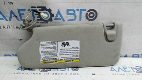 Right visor Infiniti QX50 19-25 gray, without hook, dry cleanable