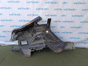 Quarter wing rear left BMW 4 F36 15-20 Gran Coupe, sawed off, black, pokes