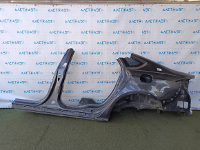 Quarter wing rear left Ford Fusion mk5 13-20 sawed off with central pillar, graphite, butts