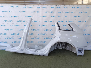 Quarter wing rear left Audi Q7 16-26 sawed off with the central pillar, white