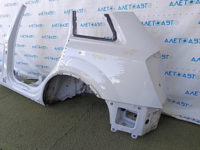 Quarter wing rear left Audi Q7 16-26 sawed off with the central pillar, white