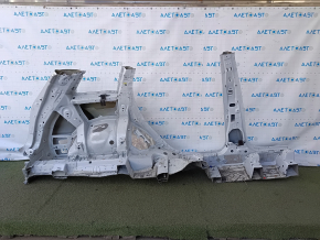 Quarter wing rear left Audi Q7 16-26 sawed off with the central pillar, white