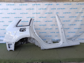 Quarter wing rear right Audi Q7 16-26 sawed off with the central pillar, white
