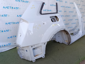 Quarter wing rear right Audi Q7 16-26 sawed off with the central pillar, white