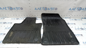 Set of floor mats for Infiniti QX50 19-20 black rubber