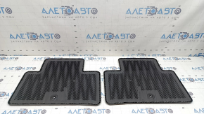 Set of floor mats for Infiniti QX50 19-20 black rubber