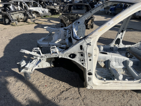 Front left quarter panel of Subaru Forester 25-26 on the body, white, dented