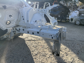 Front left quarter panel of Subaru Forester 25-26 on the body, white, dented
