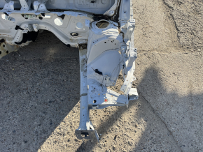 Front left quarter panel of Subaru Forester 25-26 on the body, white, dented