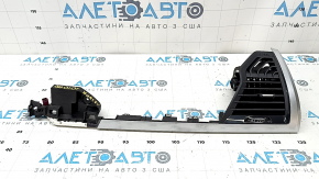 Right front panel air duct deflector BMW X3 G01 18-21 black with chrome, with backlight, butt