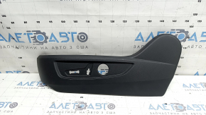 Driver's seat control cover for Infiniti QX50 19-25, black, electric, with lumbar support