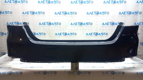 Bare rear bumper Toyota Camry v70 18-24 L/LE/XLE without parking sensors, blue, scratches