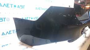 Bare rear bumper Toyota Camry v70 18-24 L/LE/XLE without parking sensors, blue, scratches