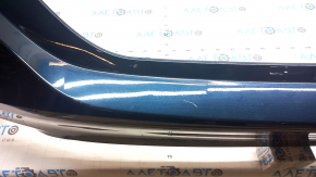 Bare rear bumper Toyota Camry v70 18-24 L/LE/XLE without parking sensors, blue, scratches