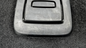 Trunk floor for BMW X3 G01 18-21 under rails, under shock absorber, with fasteners and handle, black, needs cleaning, scratches, handle broken, dented