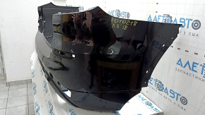 Bare rear bumper BMW X3 G01 18-21 X-Line for parking sensors, without towbar, black, scratches, dent