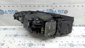 Front left headlight complete BMW 5 G30 17-20 LED Corona Rings S524A with mount, for polishing, yellow LED