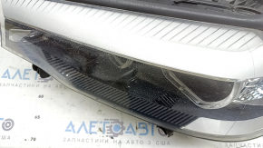 Front left headlight complete BMW 5 G30 17-20 LED Corona Rings S524A with mount, for polishing, yellow LED