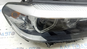 Front right headlight complete BMW 5 G30 17-20 LED Corona Rings S524A with mount, for polishing, DRL does not work